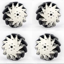 Набор из более чем 150 кг нагрузки 8 дюймов Mecanum колеса онлайн оптом(2 слева, 2 справа