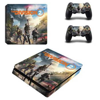 

Tom Clancys The Division 2 PS4 Slim Skin Sticker For Sony PlayStation 4 Console and Controller PS4 Slim Sticker Decal