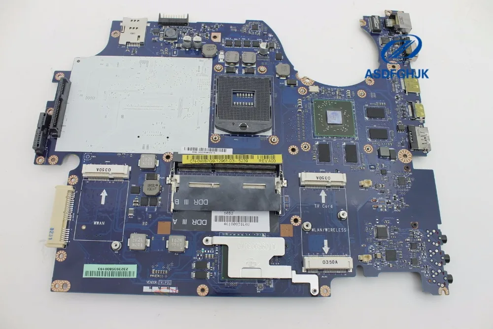 

For Dell For Studio 1749 Laptop Motherboard W87G9 0W87G9 CN-0W87G9 La-5155p Motherboard ATI 1GB HM55 100% Tested ok