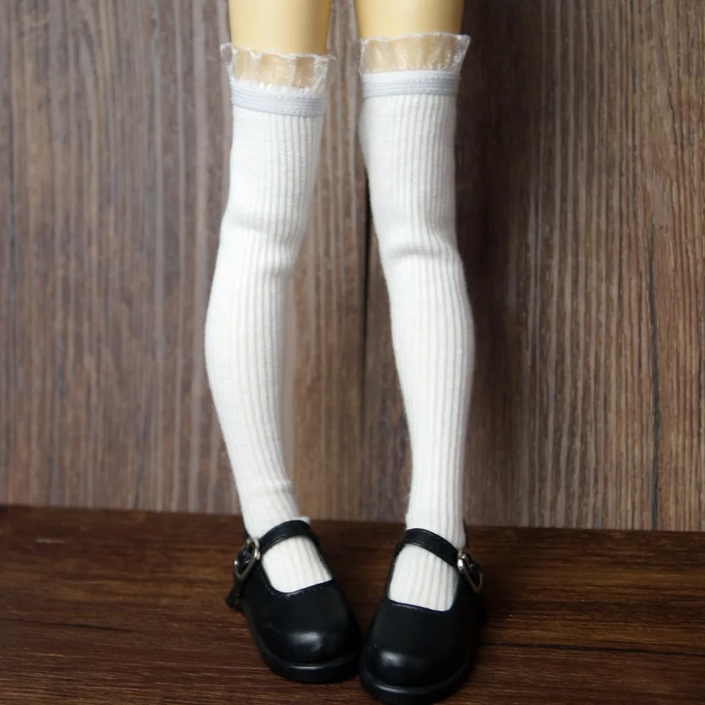 

BJD White Stockings Socks Sexy For 1/3 24" 60CM 1/4 17" 44cm Tall BJD doll SD MSD DK DZ AOD DD Doll use free shipping