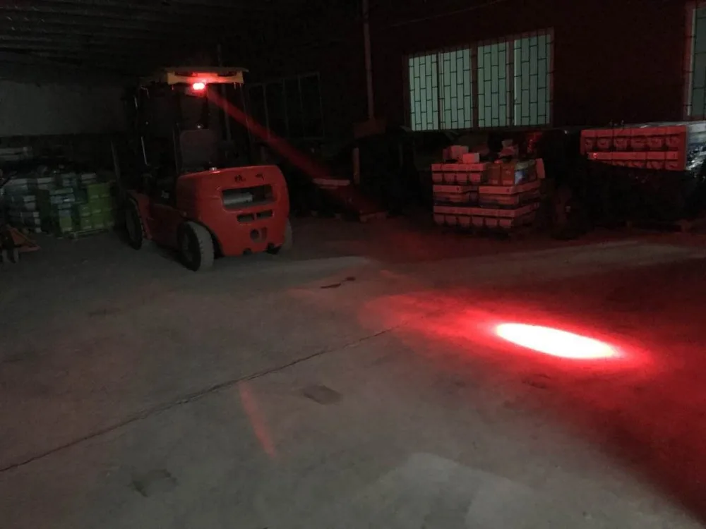 9 80V 3'' red Blue 12v 48v 64v 20w Light Vehicle Safety Lamp LED Forklift light fork truck crane spot beam to Linde Hyster yale|spot beam|spot
