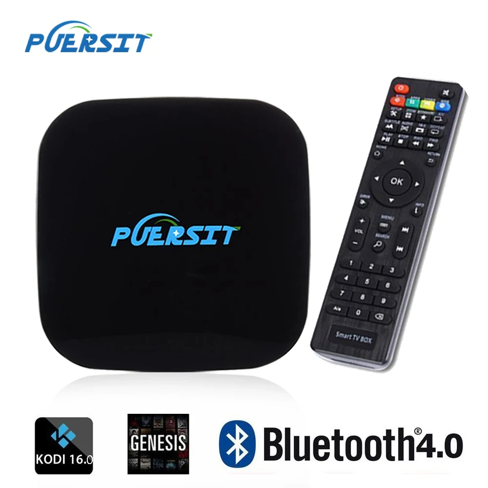 

PUERSIT Q Box TV BOX Android 6.0 Amlogic S905X Quad-core 2GB 16GB Dual Band Wifi 3D Smart Media Player Kodi PK dvb-t2 Tv box