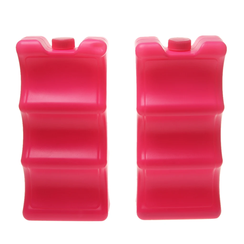 Popular 2Pcs/Set Mom Mother Ice Pack Cooling Element Freezer Transport Milk Bulk for Travel 600ml