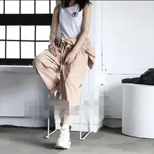 Мужской повседневный комбинезон с карманами, с капюшоном, в стиле хип-хоп, мужской комбинезон с длинными рукавами, штаны-шаровары