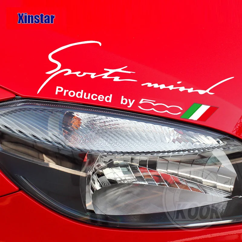 

Decal Sticker car head sticker for fiat 500 SS GT