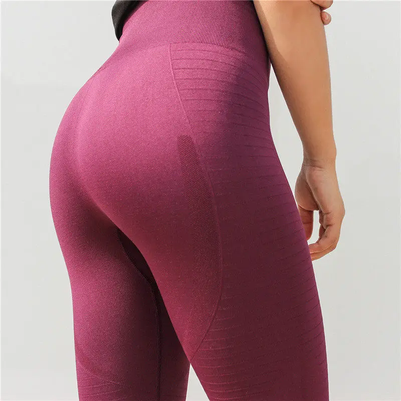 

Female Sexy Yoga Pants Trousers Gym Seamless Leggings Super Elastic Exercise Tights Women Yoga Pants for Fitness Running Hiking
