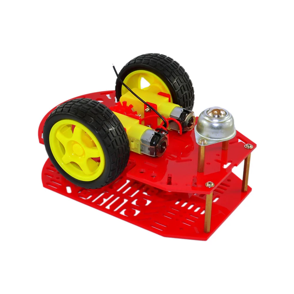 Smart Car Kit 2WD Inteligent  Chassis Car Robot Two Wheel Drive multi-hole smart car kit for Arduino  