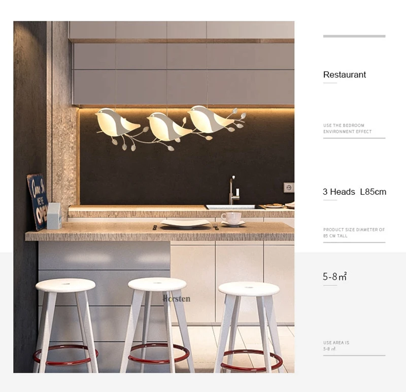 Nordic Creative Bird Pedant Lamp (5)
