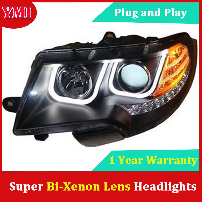YMI for Skoda Superb Headlights 2009 2013 Superb LED Headlight DRL Lens
