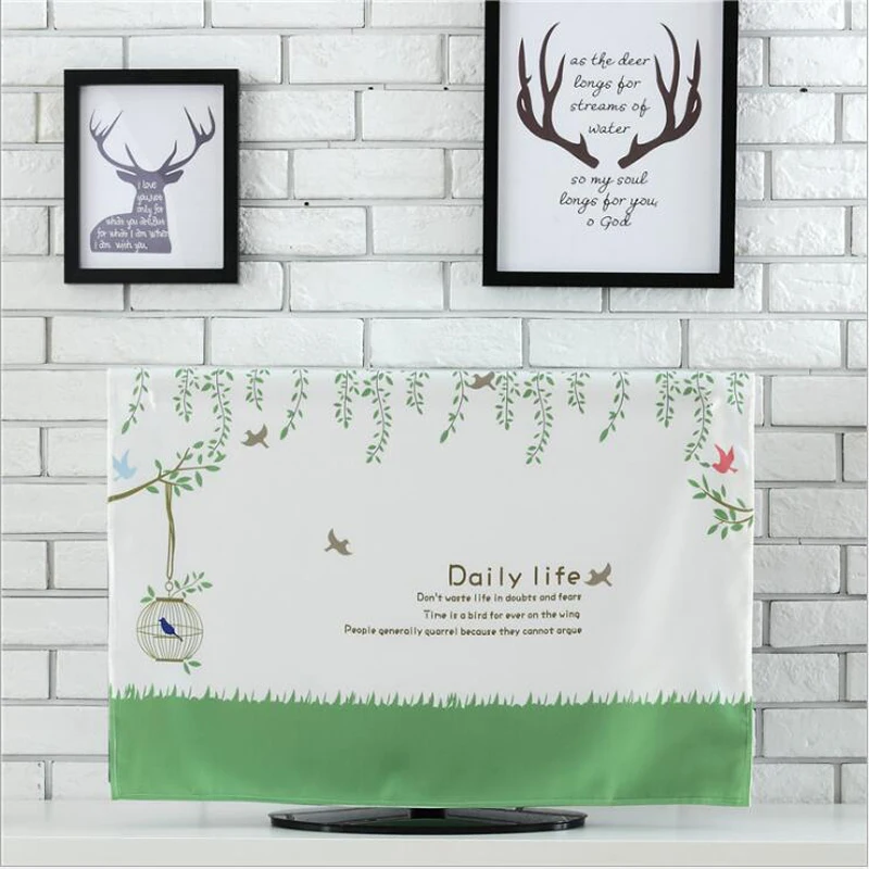 

Fashion LCD TV Dust Cover Practical Parlor Flat Screen TV Dust Proof Cover Pouch Organize Storage Bag