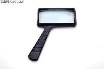 

AIBOULLY Handheld Magnifier 3X HD reading reading newspaper Seniors Life Tools Portable square magnifying glass Christmas gift