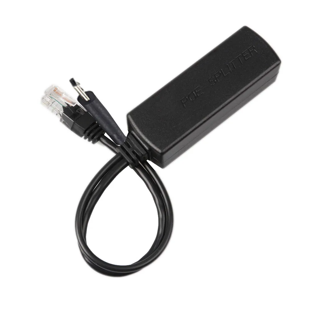 

IEEE 802.3af Micro USB Active PoE Splitter Power over Ethernet 48V to 5V 2.4A for tablet Dropcam or Raspberry Pi