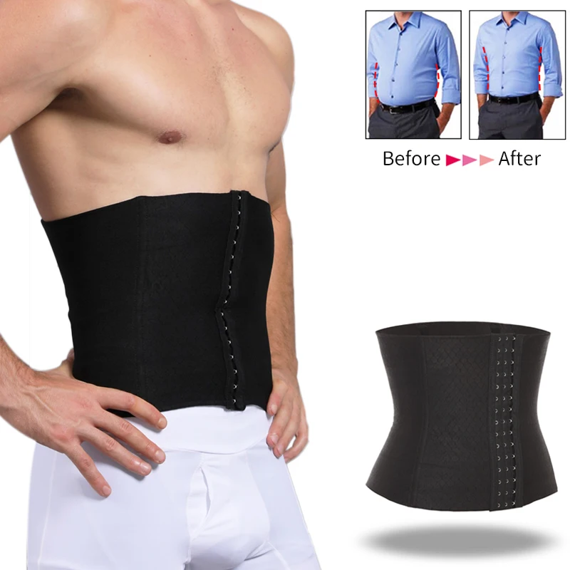 

Men Waist Trainer Body Shaper Belly Control Slimming Shapewear Man Shapers Corrective Posture Modeling Belt Underwear Corset