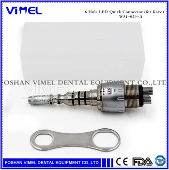 

Dental Coupler 6 Holes Quick Coupling Connector Adaptor Fit Kavo Multiflex
