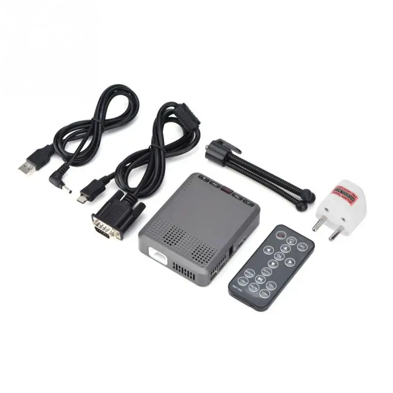 

16G Memory 2.4G/5G WiFi Micro Projector 30-120in Projection Realistic Colors DLP Micro Mini Projector Support TF Card EU Plug