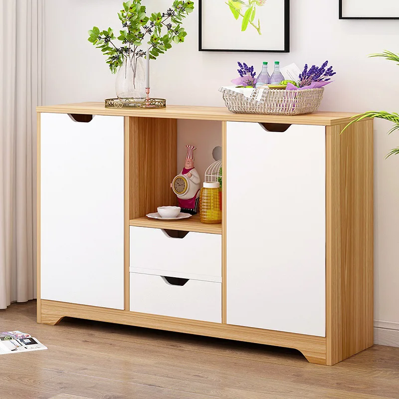 LK597 High Quality Side Cabinet European Rectangle Sideboard 60cm 90cm 120cm Coffee Table Multifunctional Cupboard With Drawer