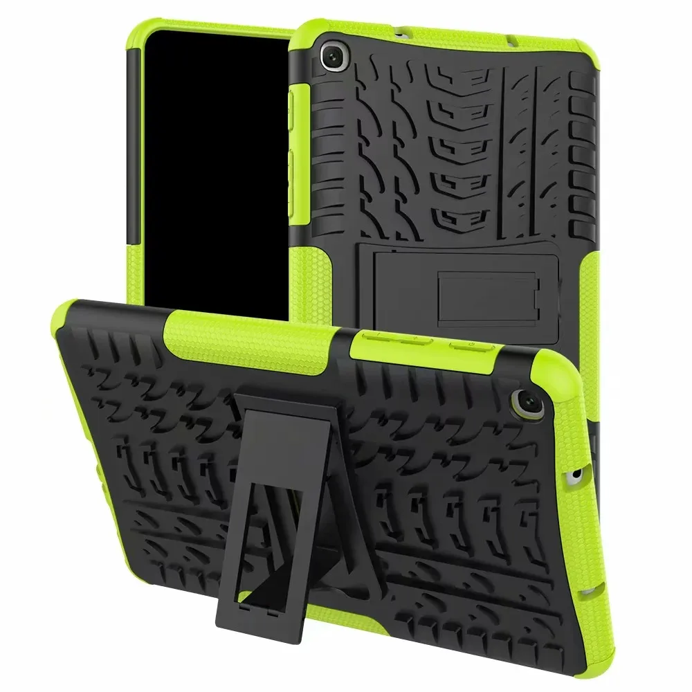 

Conelz For Samsung Galaxy Tab A 8 2019 8.0 Inch SM-P200/P205 DWaybox Rugged Heavy Duty Armor Hard Back Cover Case with Kickstand