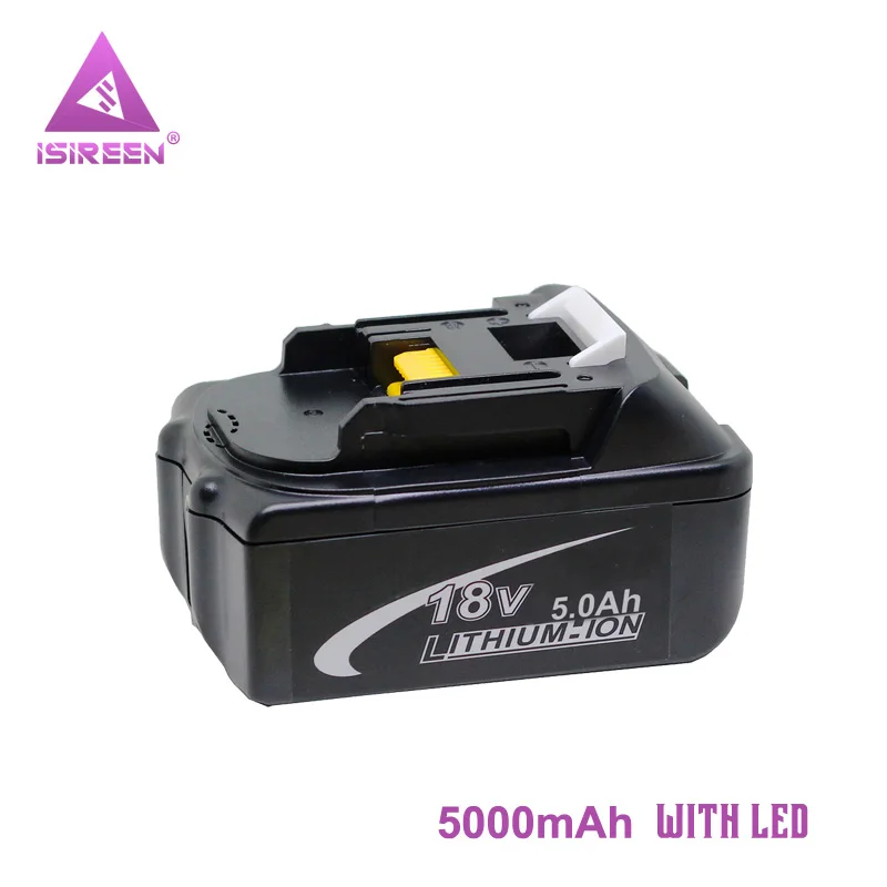 

5000mAh BL1850 Li-ion Battery Packs Replacement for Makita 18V BL1840 BL1830 Power Tool Rechargeable Battery 194230-4 LXT400
