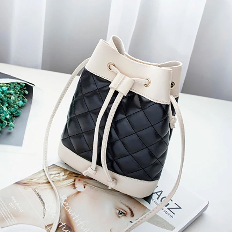 

2019 Brand New Crossbody Messenger Phone Bag for Women Korean Style Small Bucket Bag Handbag Bag Teenage Girls Shoulder Hand Bag