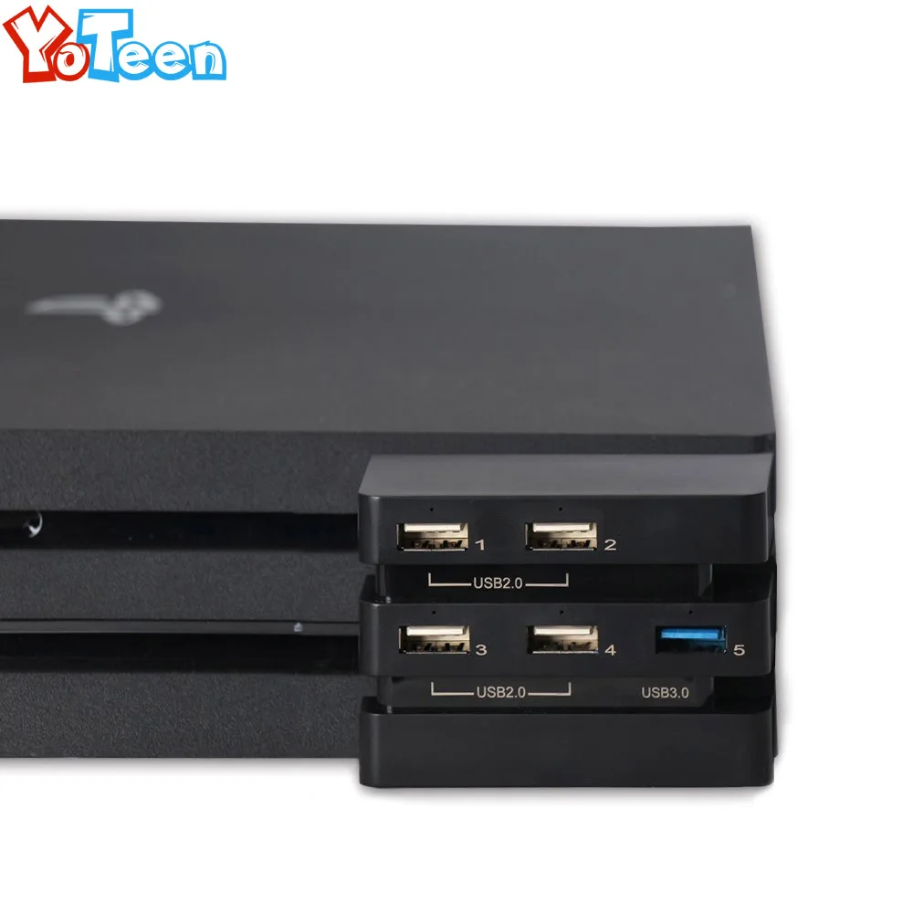 3.0 & 2.0 USB Hub PS4 Pro for PlayStation 4 Pro Extender Adapter USB