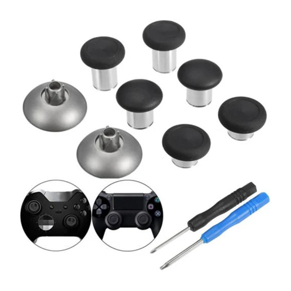

AABB-Replacement Swap Thumbsticks (8 pcs) Fits for PS4 DualShock 4 & Xbox One Xbox One Elite Nintendo Switch Pro Controller