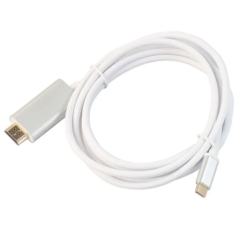 FFYY-USB-C разрешение Effelon 1,8 M 4K type C USB 3,1 Male to HDMI кабель для Macbook 12 дюймов/Chromebook/Lumia950 XL и т. Д