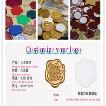 Индивидуальный дизайн воска Подарочный стикер герметизация восковые бирки/пользовательские предупреждающие наклейки Свадебный конверт приглашение подарок; индивидуальный логотип