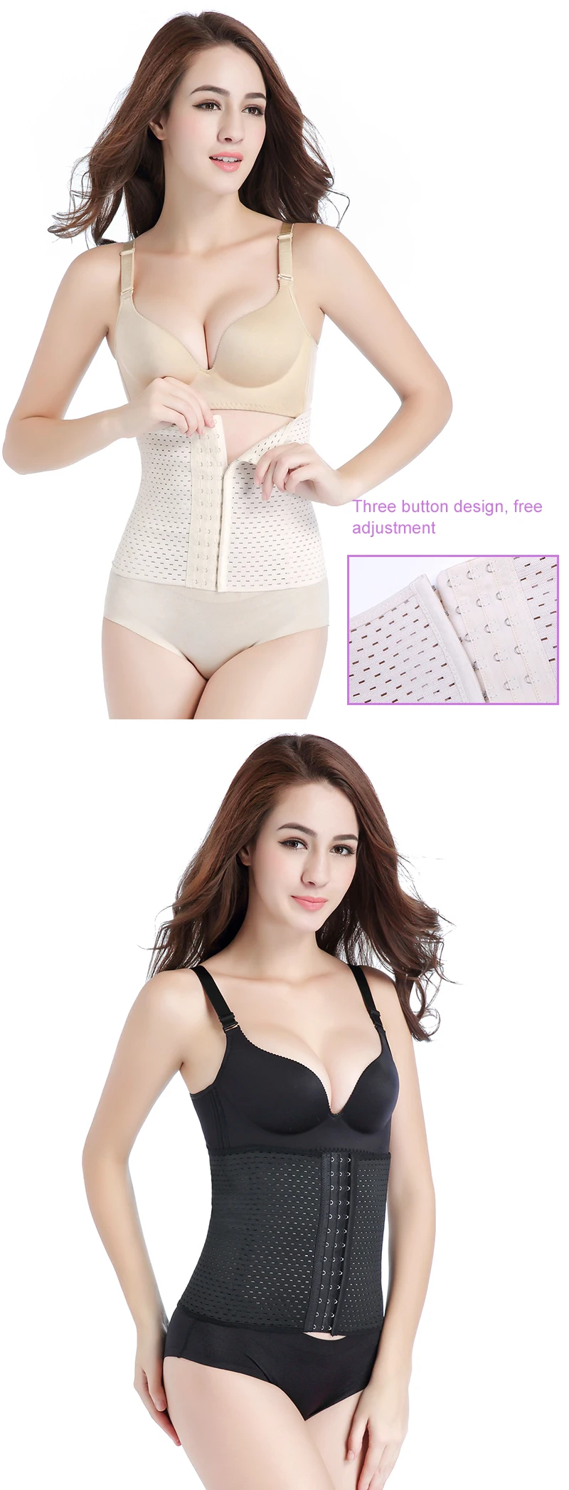 CXZD waist trainer shapers women high waist shaping waist trainer corset slimming Belt Shaper body modeling strap Belt Underwear  (7)