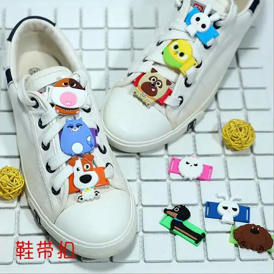 

Children's gift The Secret Life of Pets Sports Shoes accessories PVC Cloth shoes sneakers shoes lace buckle