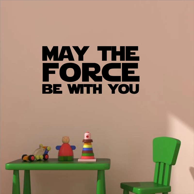 MAY THE FORCE BE WITH YOU