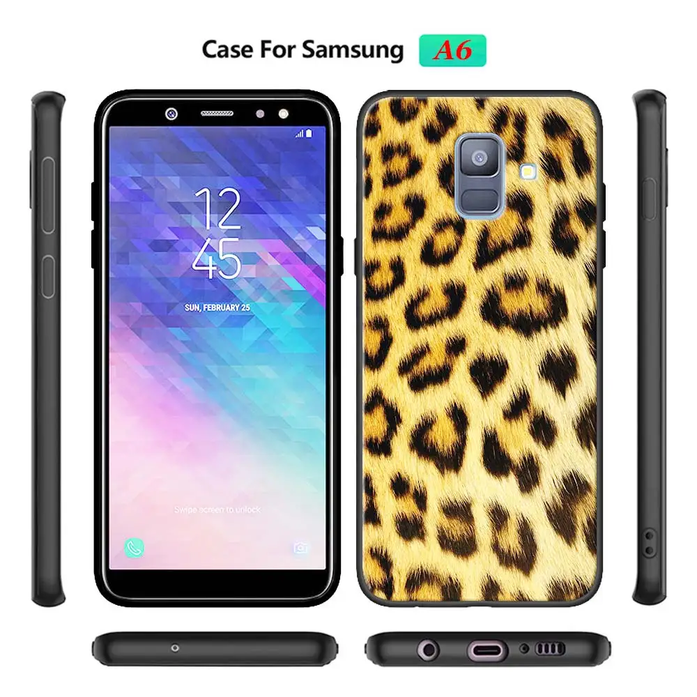 Модные мягкие чехлы с тигром и леопардовым принтом Пантеры для Samsung Galaxy A10 A20 A30 A40