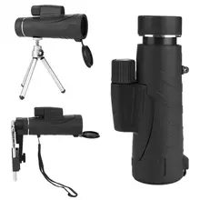 10x42 Открытый HD телескоп Монокуляр с зажимом для телефона мини штатив набор для кемпинга охоты парусный наблюдение за птицами