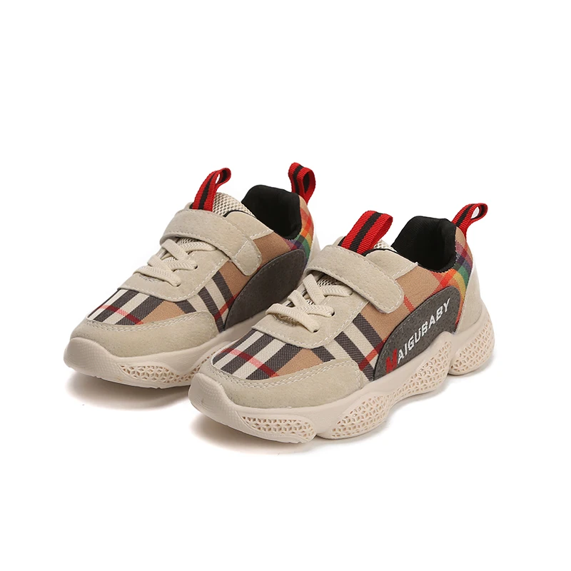 

Kids Sneakers New Brand Plaid Sport Shoes Fashion Running Shoes for Boys All season Children Casual Shoes 4 5 6 years