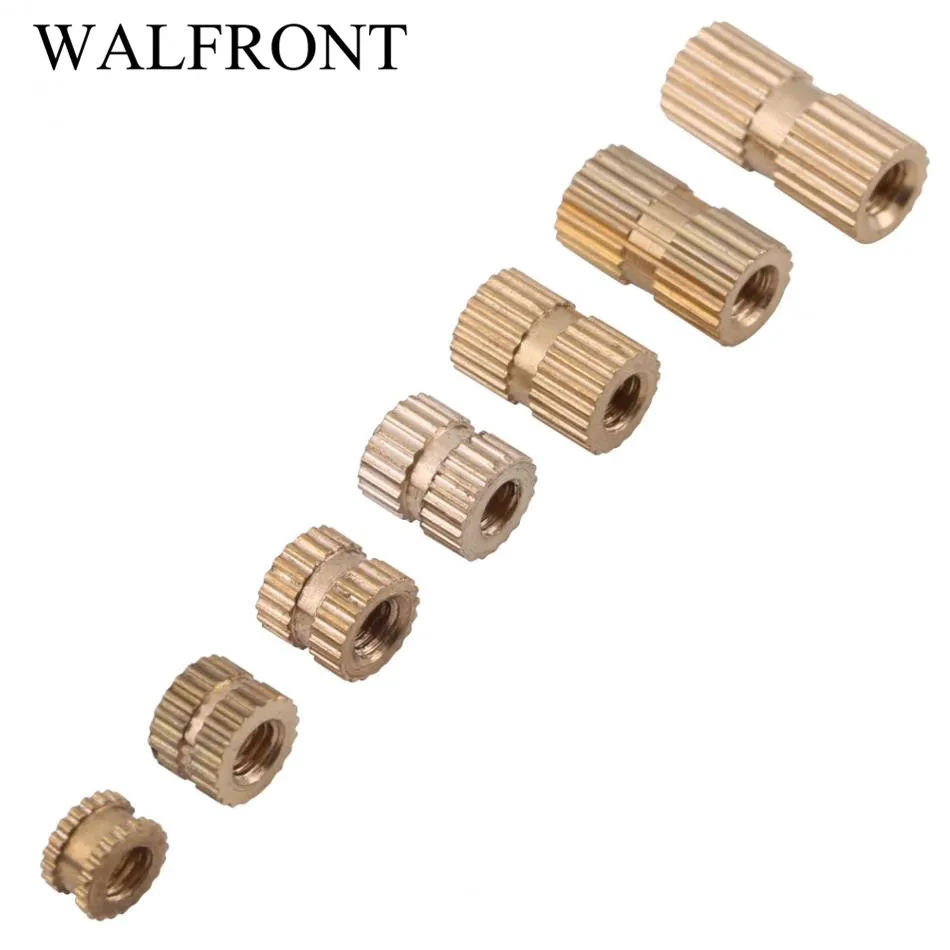 

150pcs M3 Brass Knurl Insert Nuts Threaded Assortment Set Kit with Plastic Box