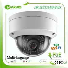 H.265 New 4MP Marvio wifi ip camera DS-2CD2145F-I W S, audio, alarm, 128G TF / Micro SD Card Recording, 2CD2145F-IWS