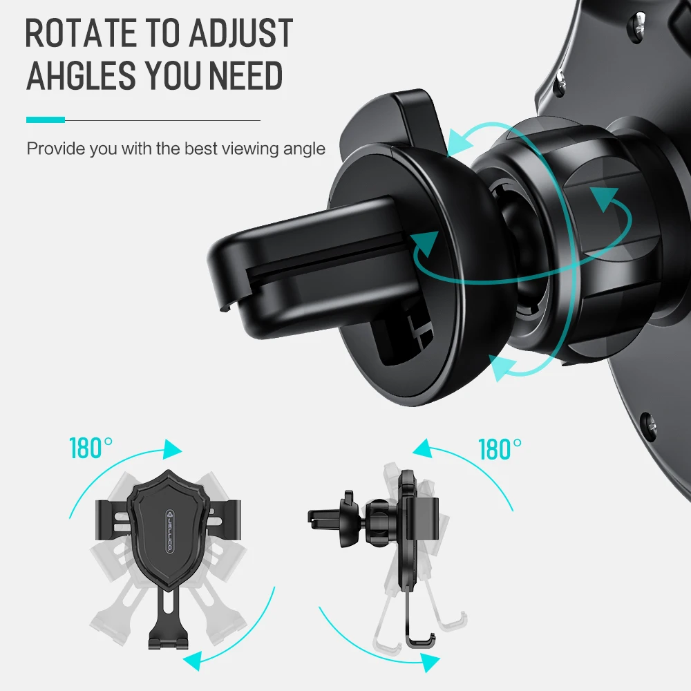 Jellico Автомобильный держатель для телефона, гравитационная подставка, держатель для мобильного телефона в машину, держатель для телефона, подставка для samsung, Xiaomi, без магнита