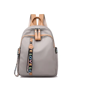 

Backpack Bag Women Oxford College Style Fashion School Bag Women Solid Colour Casual Travel Female Backpack