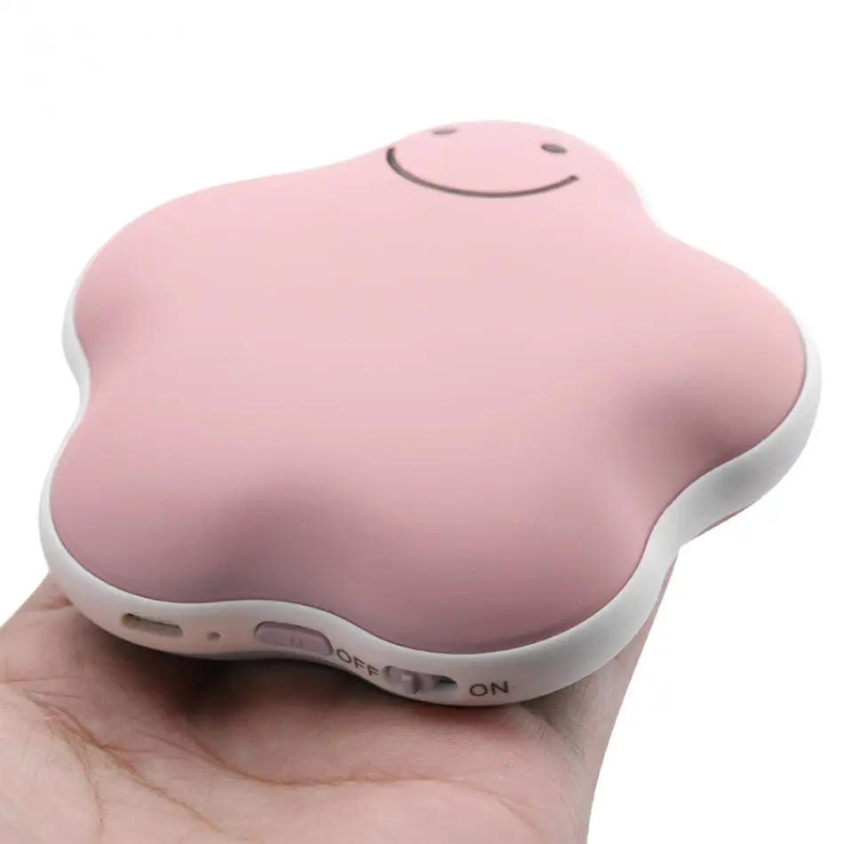 

Cute USB Rechargeable Hand Warmer 5V Mini Portable Travel Handy Long-Life Pocket Hand Warmer Mini Lucky Star Hot Water Bag