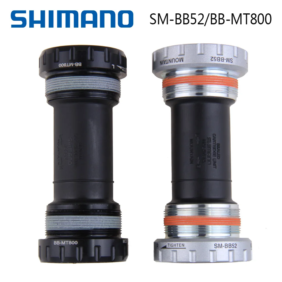 

SHIMANO DEORE SM-BB52 BB-MT800 Hollow tech II Bottom Bracket Hollow Axis Thread axis For XT MTB Mountain Bike Bicycle Part