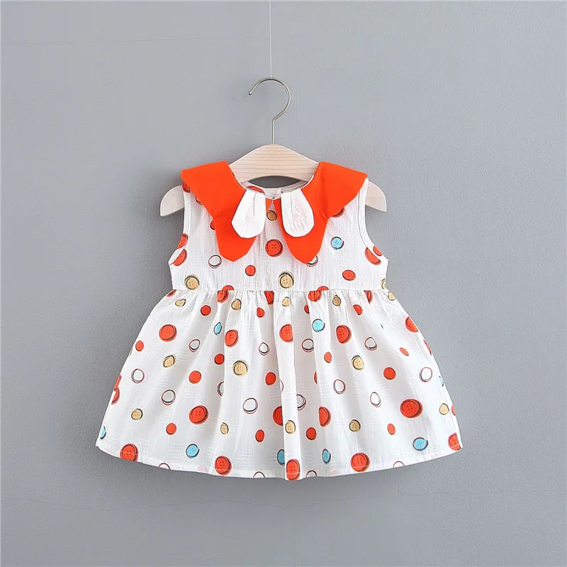 

Newborn Baby Girl Dress Summer Baby Girl Clothing Print Princess Dress 1st Birthday Party Infant Dress Toddler Girl Clothes