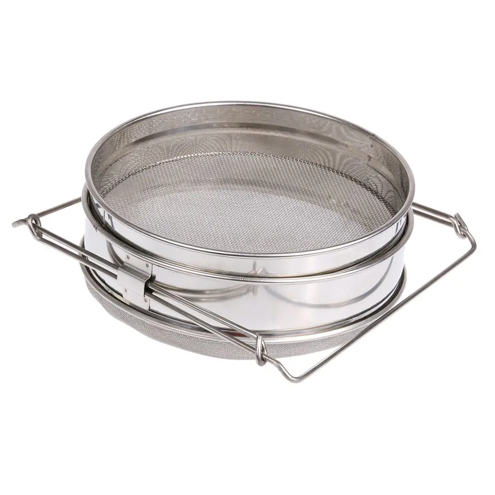 

Stainless Steel Honey Filters Strainer Network Stainless Steel Screen Mesh Filter Beekeeping Tools Honey Tools 24.5cm