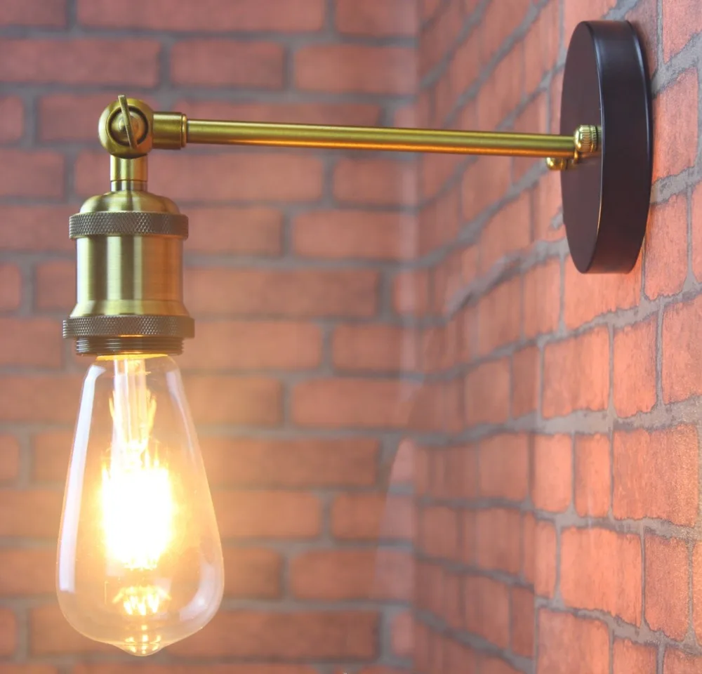 Wall Lamp Lampara de pared Interior Light Bedside Lamps Industrial Sconce Bedroom Lighting Lights Home 110V / 220V E27 | Лампы и