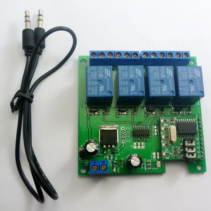 DC 12 В DTMF MT8870 телефон декодер голоса Управление Мгновенный тумблер защелка таймер задержки Многофункциональное реле модуль дистанционного переключателя