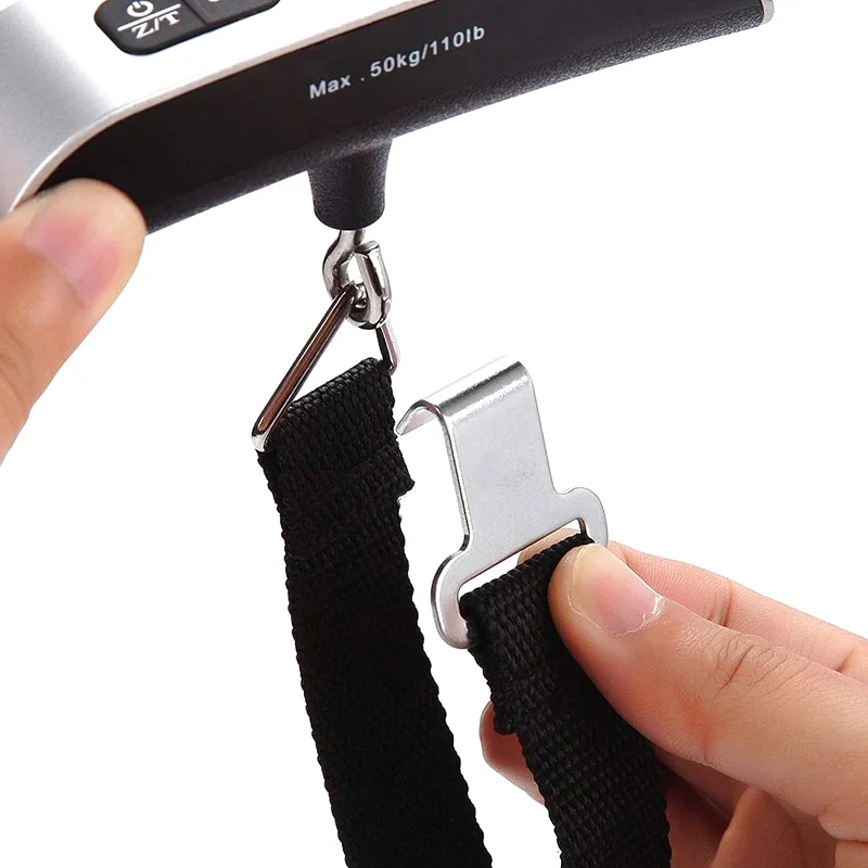 

Portable Luggage Scale Handheld LCD Display Scale with Hook for Outdoor Travelling SMN88