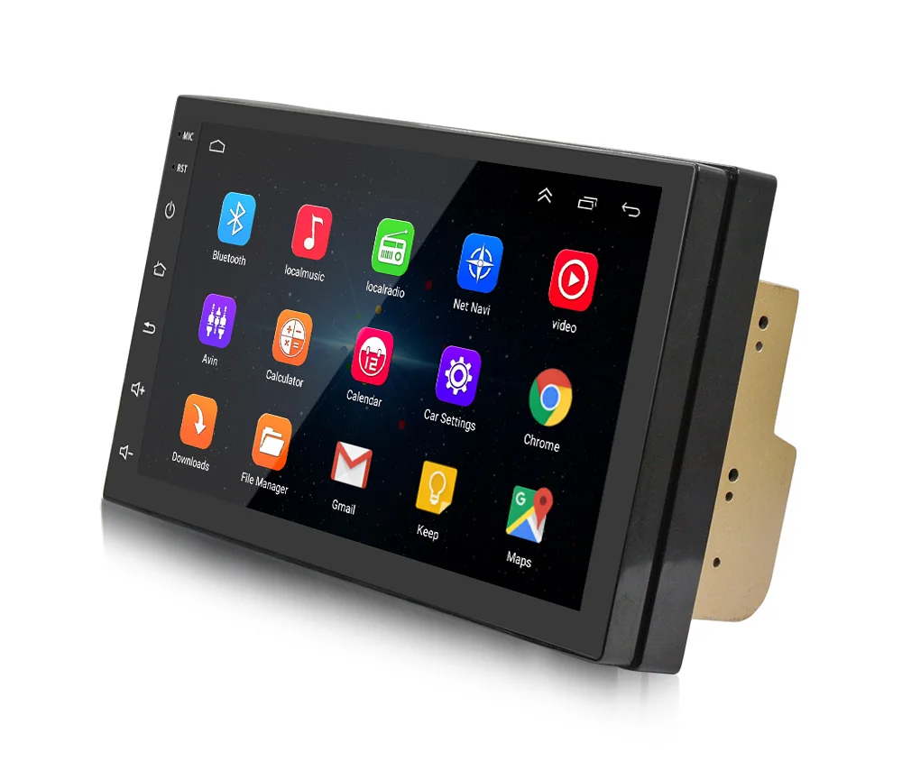 Android 8,0 Автомагнитола " 2din универсальный сенсорный экран высокой четкости 1024x600gps навигация Bluetooth стерео аудио плеер