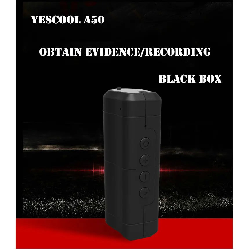 Yescool A50 8GB Digital Voice Recorder long distance HD FM transmitter Audio activated data encryption Professional Dictaphone