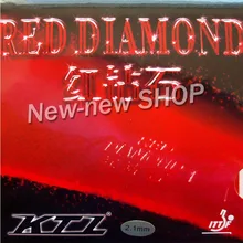 KTL Красный бриллиант красный пипс-в настольный теннис(пинг-понг) Резина с губкой