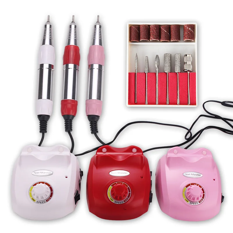 

Electric Nail Drill Machine 30000RPM Mill Cutter Machine For Manicure Nail Tips Manicure Electric Nail Pedicure File Nails 220V