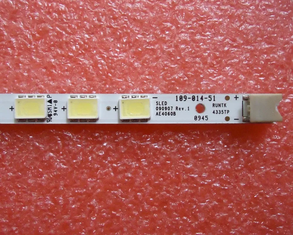 4 шт. KDL-40EX700 LK400D3LA8S светодиодная подсветка бар SLED 090907 AE4060B RUNTK 4335TP 109-014-62 RUNTK4335TP 455 мм