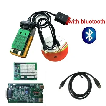 

obd obdii obd2 vd ds150e cdp new vci bluetooth diagnostic scanner tool for cars trucks 2016.R0/201503 Keygen with LED 3 IN1